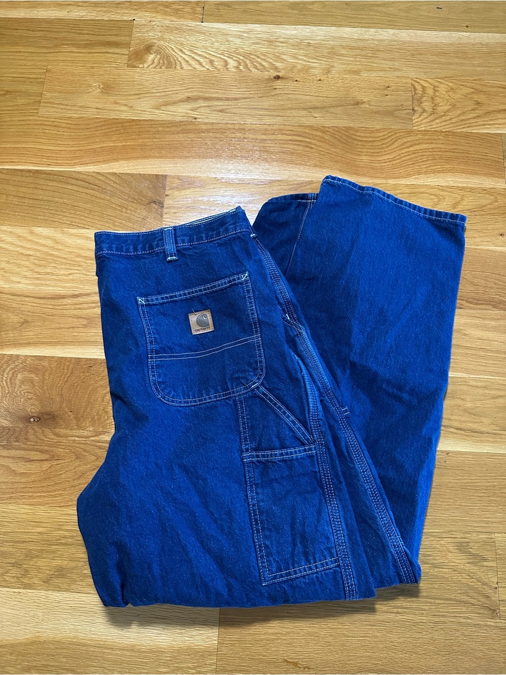 Carhartt Men’s Dark Blue Relaxed Fit Jeans